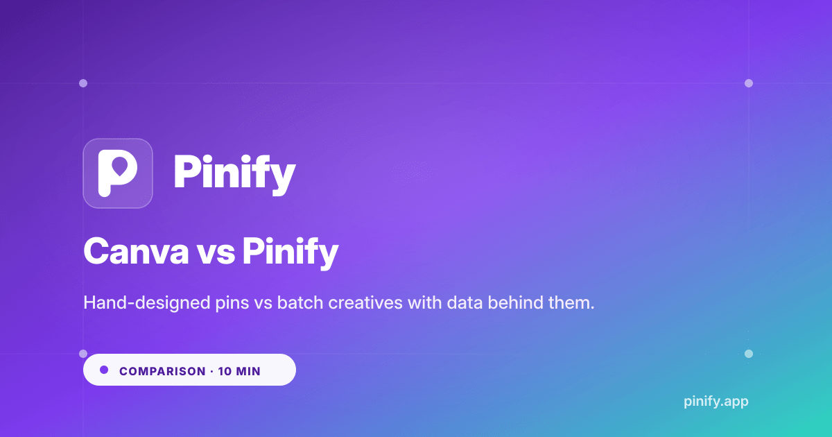 Canva vs Pinify